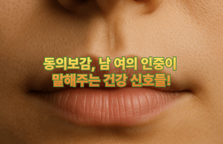 동의보감_-남-여의-인중이-말해주는-건강-신호들!